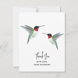 Kundenspezifische Dankeschön Hummingbird Note Card Mitteilungskarte