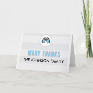 Kundenspezifische Danksagkarte Dankeskarte