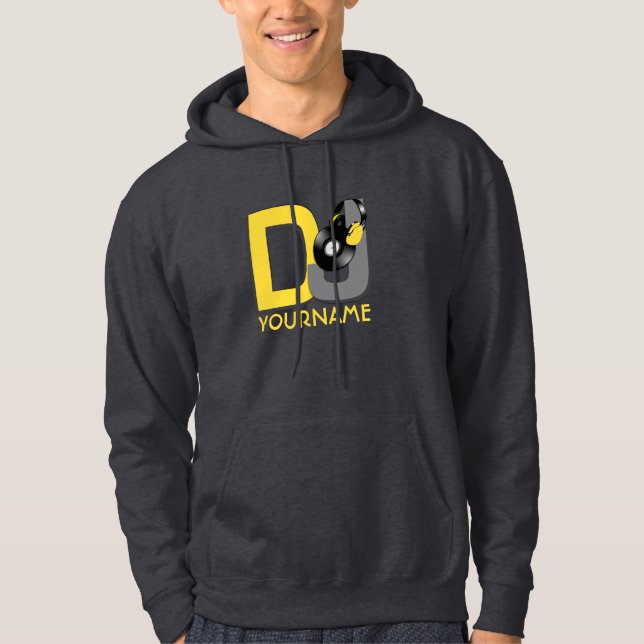 Kundenspezifische DJ-Shirts u. -jacken Hoodie (Vorderseite)