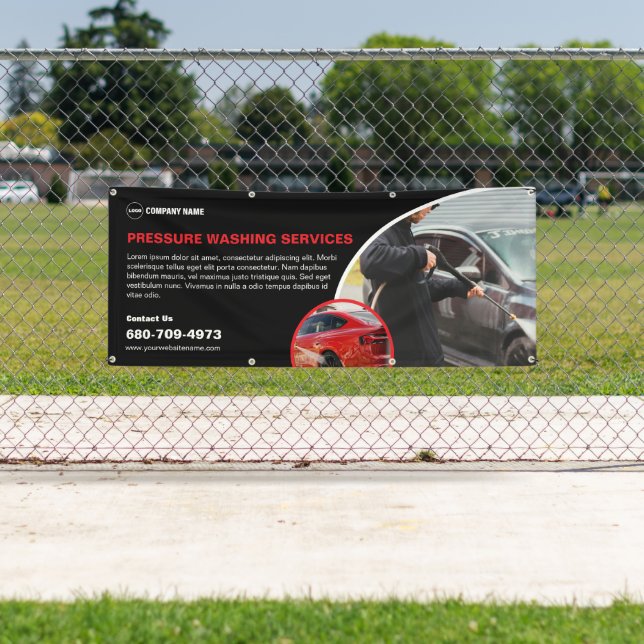 Kundenspezifische Druckwäscheservice Banner (Insitu)