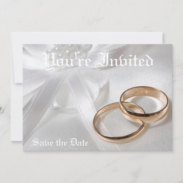 Kundenspezifische Einladungen für Hochzeiten und U (Vorderseite)