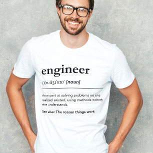 Kundenspezifische Engineering Definition Funny Eng Tri-Blend Shirt
