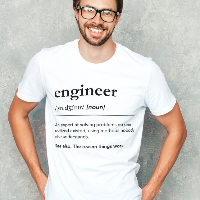 Kundenspezifische Engineering Definition Funny Eng Tri-Blend Shirt (Von Creator hochgeladen)