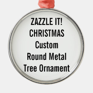 Kundenspezifische erstklassige runde ornament aus metall