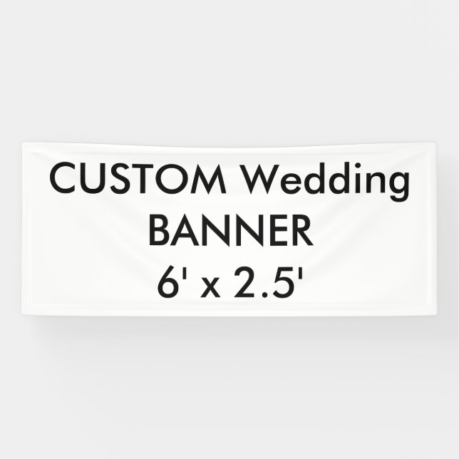Kundenspezifische Fahne 6' x 2,5' Banner (Horizontal)