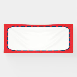 Kundenspezifische FAHNE DIY Schablone addieren Banner