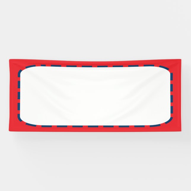 Kundenspezifische FAHNE DIY Schablone addieren Banner (Horizontal)