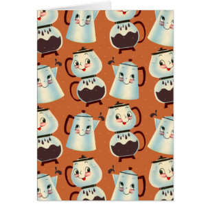 kundenspezifische Farbe, die Kaffeetopf Retro