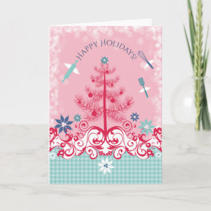 Kundenspezifische Farbengelsgeräte, die Feiertagskarte