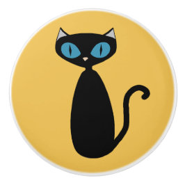 Kundenspezifische FarbMod-Katze - Kabinettgriff Keramikknauf