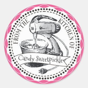 Kundenspezifische FarbRetro Standmischer von der Runder Aufkleber