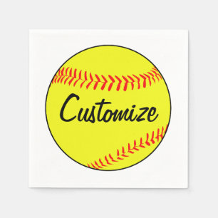 Kundenspezifische Fastpitch Serviette