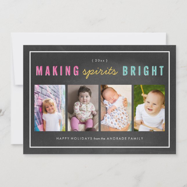 Kundenspezifische Feiertagskarte (Vorderseite)