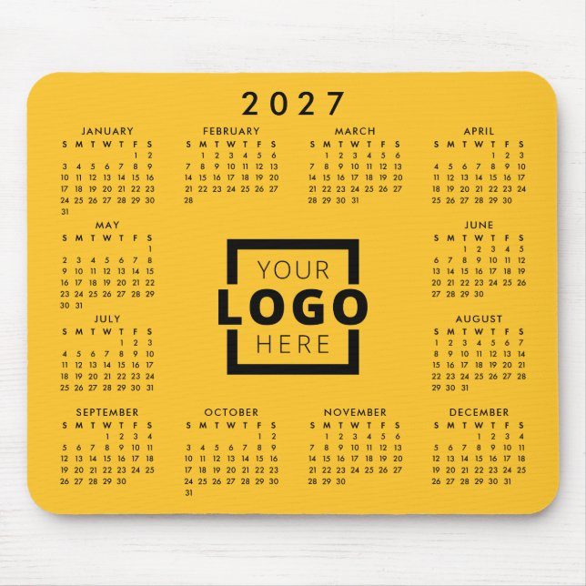 Kundenspezifische Firmenlogos Firmenkalender 2023 Mousepad (Vorne)