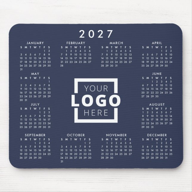 Kundenspezifische Firmenlogos Firmenkalender 2023 Mousepad (Vorne)