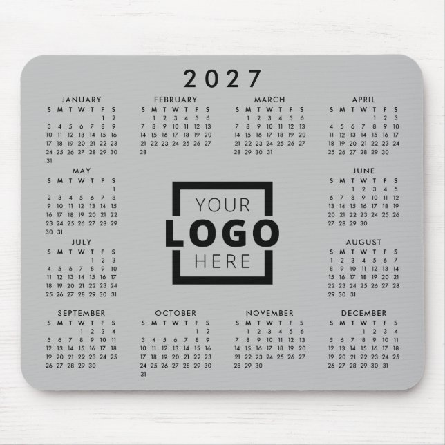 Kundenspezifische Firmenlogos Firmenkalender 2023 Mousepad (Vorne)