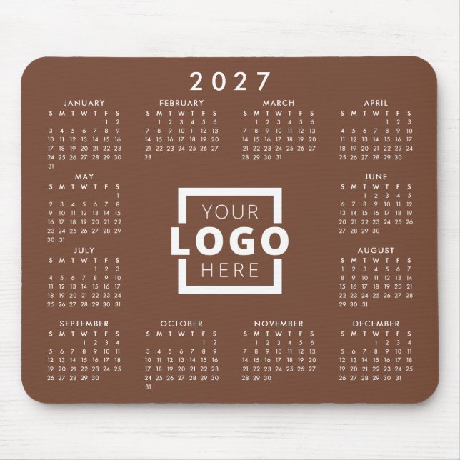 Kundenspezifische Firmenlogos Firmenkalender 2023 Mousepad (Vorne)