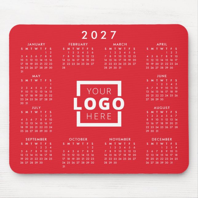 Kundenspezifische Firmenlogos Firmenkalender 2023 Mousepad (Vorne)