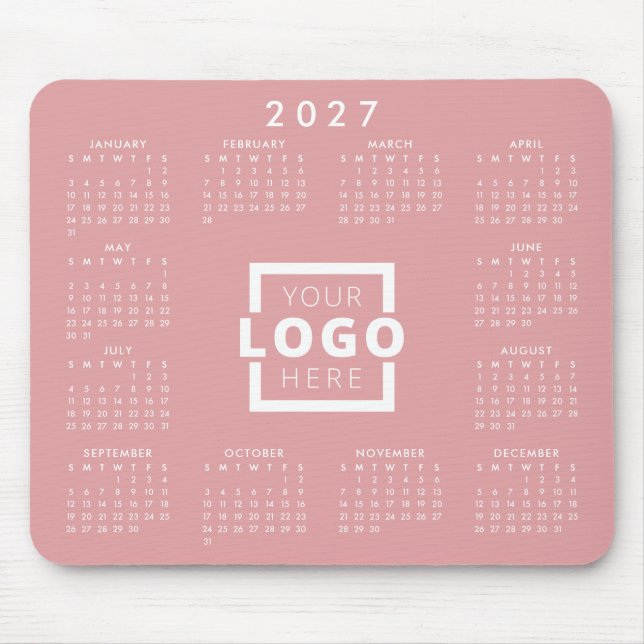Kundenspezifische Firmenlogos Firmenkalender 2023 Mousepad (Vorne)
