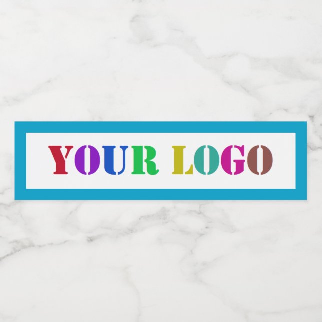 Kundenspezifische Firmenlogos - Flaschenetiketten Wasserflaschenetikett (Einzelnes Label)