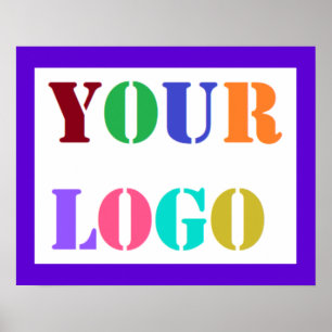 Kundenspezifische Firmenlogos Geschäftspaket Farbe Poster