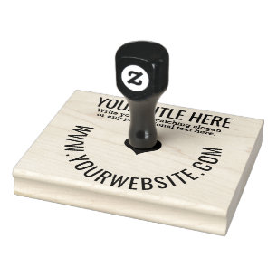 Kundenspezifische Firmenlogos oder Briefmarke aus  Gummistempel