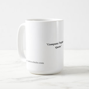 Kundenspezifische Firmenlogos & QR Unternehmenswer Kaffeetasse
