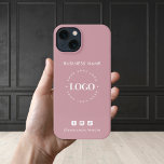 Kundenspezifische Firmenlogos und Minimalistische  iPhone 13 Hülle<br><div class="desc">Mit diesem eleganten iPhone-Gehäuse mit individuellem Logo und Text fördern Sie Ihr Geschäft. Fügen Sie einfach Ihr Logo hinzu,  indem Sie auf "Personalisieren" klicken.</div>