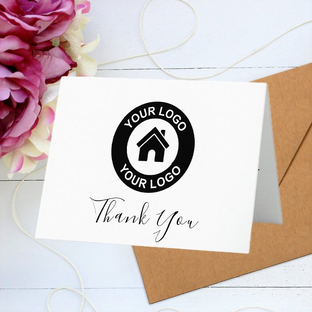 Kundenspezifische Firmenlogos und Werbebotschaften Dankeskarte (Von Creator hochgeladen)