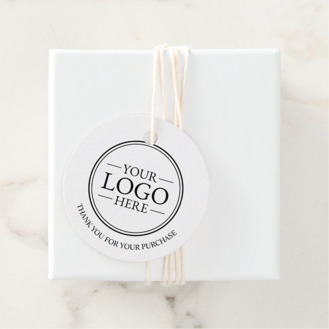 Kundenspezifische Firmenlogos Vielen Dank Geschenkanhänger (Beispiel)