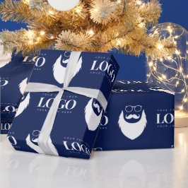Kundenspezifische Firmenlogos Weihnachtsklauseln C Geschenkpapier