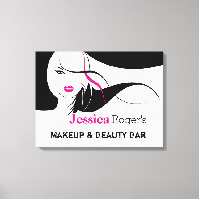 Kundenspezifische Firmenzeichen / Wall Art Leinwanddruck (Vorderseite)