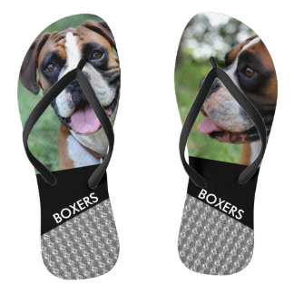 Kundenspezifische Flashy Kitz-Boxer-niedlicher Flip Flops