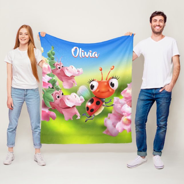 Kundenspezifische Fleecedecke (50 x 60") (Beispiel)