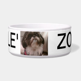 Kundenspezifische Foto-Haustier-Schüssel Napf