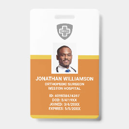 Kundenspezifische Foto-ID, Barcode- und Logo-Firma Ausweis