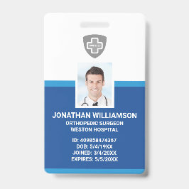 Kundenspezifische Foto-ID, Barcode- und Logo-Firma Ausweis