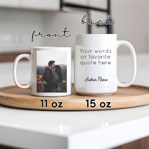 Kundenspezifische Foto & Name Tasse, Valentinins G Kaffeetasse