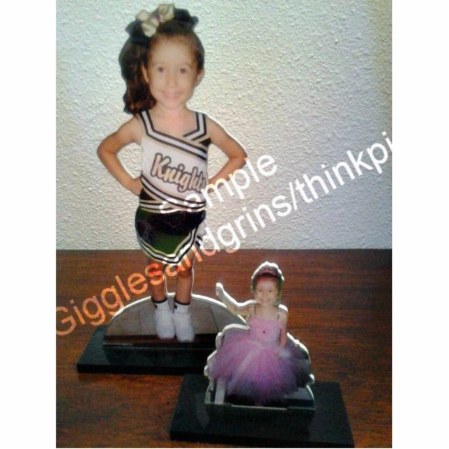 Kundenspezifische Foto-Statue-Skulpturen mit Ihrem Freistehende Fotoskulptur (Vorne)