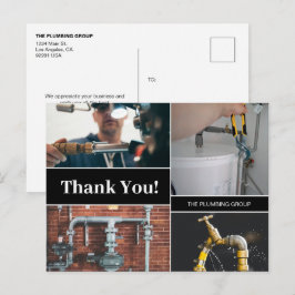 Kundenspezifische Fotos - Firmenname Vielen Dank Postkarte