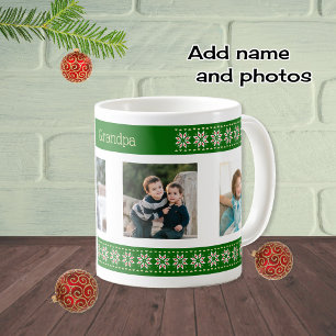 Kundenspezifische Fotos und Namensgebung für Weihn Kaffeetasse