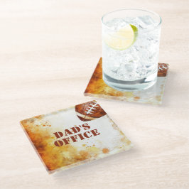 Kundenspezifische Geschenke für Fußball Glasuntersetzer