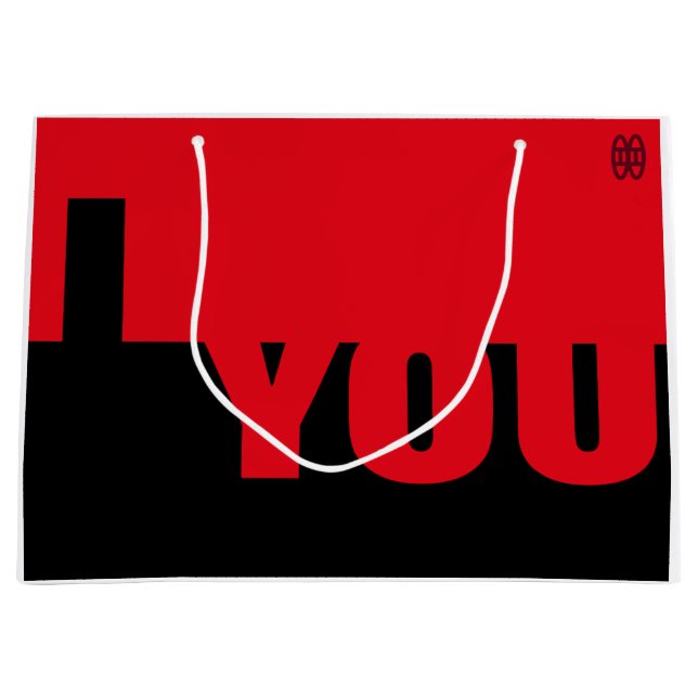 Kundenspezifische Geschenktaschen bestimmt für Große Geschenktüte (Vorderseite)