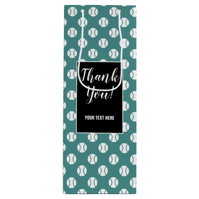 Kundenspezifische Geschenktüte Für Weinflaschen (Vorderseite)