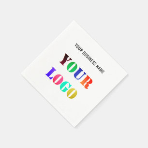 Kundenspezifische Gestaltung des Firmenlogos und d Serviette