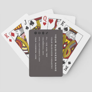 Kundenspezifische Gestaltung von Visitenkarten Spielkarten