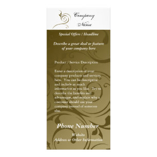 Kundenspezifische Gestell-Karte, Werbekarte