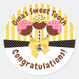 Kundenspezifische Glückwünsche Bäckerei Box Siegel Runder Aufkleber