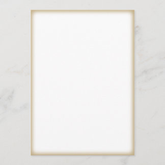 Kundenspezifische Gold Edge Einladungskarte - Mach Einladung