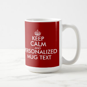 Kundenspezifische große übergroße behalten ruhi tasse